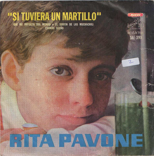 Rita Pavone Si Tuviera Un Martillo Vinilo Ep 7  Argentina 