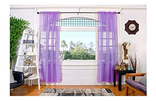 Toda La Coleccion American Doli Sheer Curtains | Dos 54 X 8