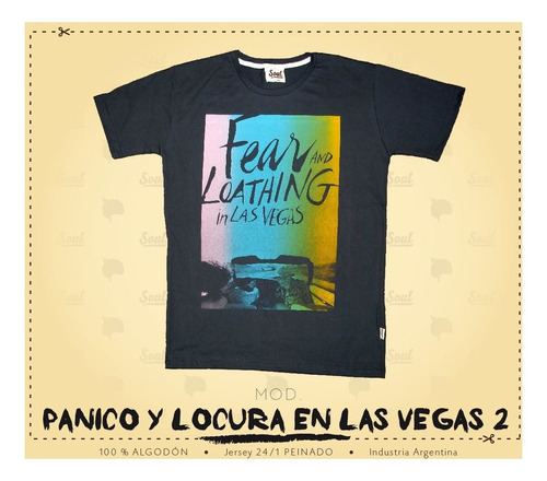 Remera Soul - Mod. Pánico Y Locura En Las Vegas