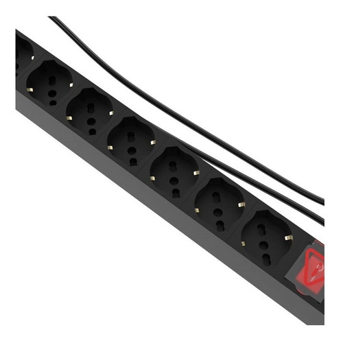 Imagen 2 de 3 de Pdu Para Rack 1u Con 8 Salidas 220v/16a / Diaconcl