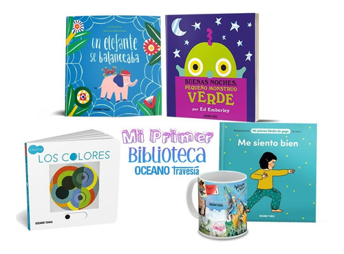 Libros Para Niños Cuentos Cortos Para 3 A 5 Años + Taza