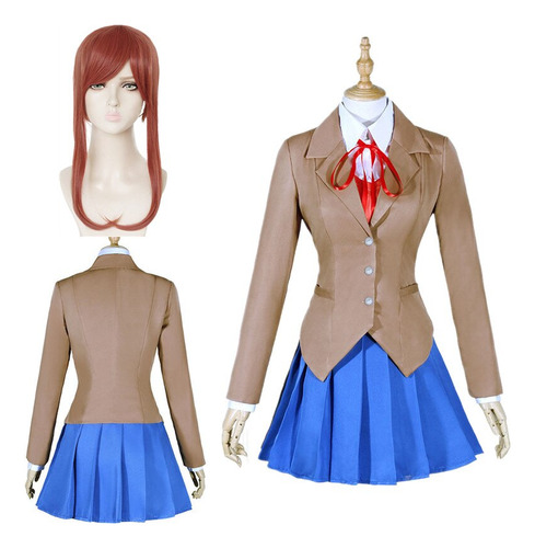 Yuri Sayori Cosplay Monika Club Literature Juego De Doki Dok