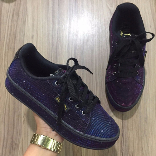 tenis feminino puma fenty rihanna glitter