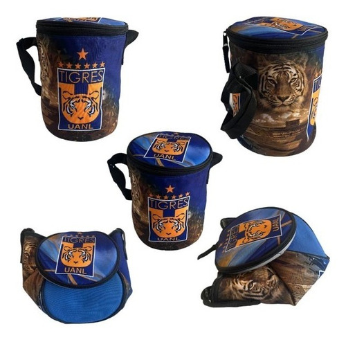 Hielera Tigres Capacidad 6 Latas De 355 Ml