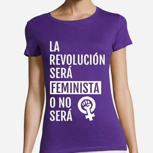 Playera Morada La Revolucion Sera Feminista 8m