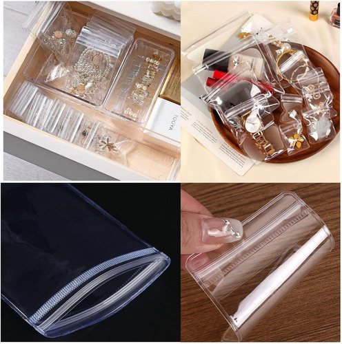 Autosellantes 7x10cm Pvc Transparente Para Joyerí 100 Bolsas