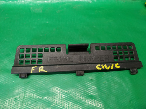 Vista Tapa Frame Number Frontal Derecho Honda Civic Mod 2013 (Usado)