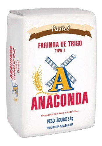 Farinha De Trigo Especial Para Pastel Anaconda 5kg