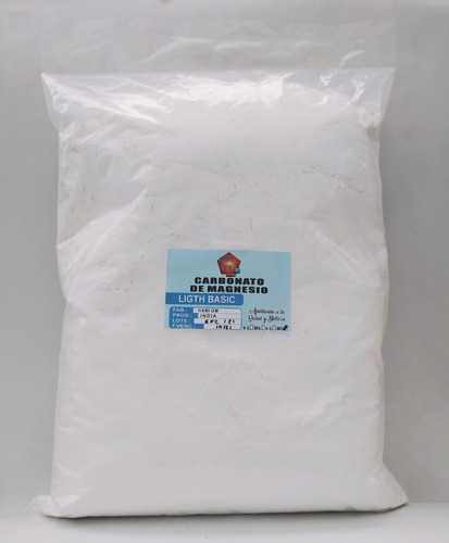 Carbonato De Magnesio - Basic Grade Light- Para Barras- 1kg