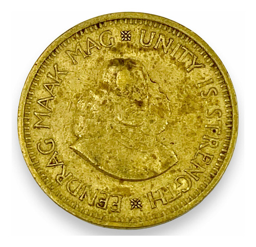 Wow Interesante Moneda De Sudáfrica De 1/2 Centavo Año 1961 (Usado)