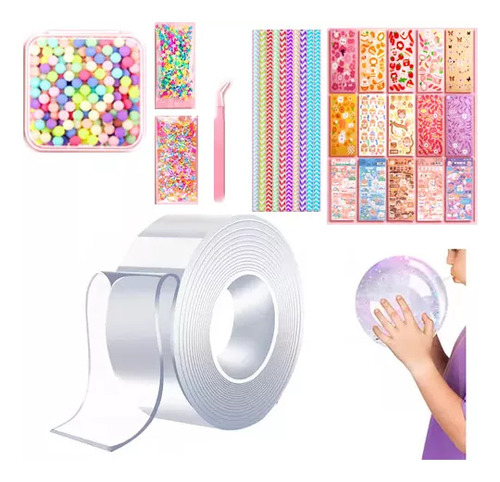 Set De Descompresión De Burbujas Magic Nano Tape Para Niños