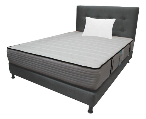 Combo Resortado Sencillo Caribe + Base Cama + Almohada