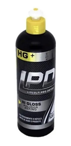 Hi Gloss Lincoln Polidor Refino Lpd Poliment Automotivo 500g