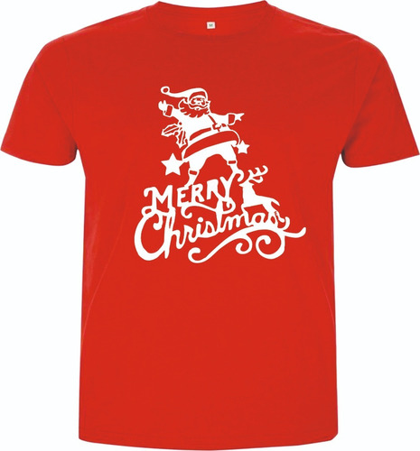 Camisetas Navideñas Navidad Papa Noel Santa Claus  Vinil1