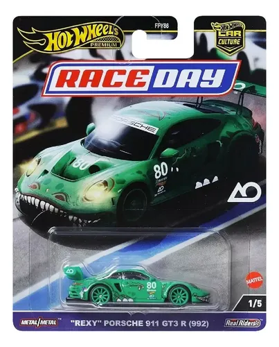 Hot Wheels Premium Race Day Rexy Porsche 911 Gt3 R 992 Novo