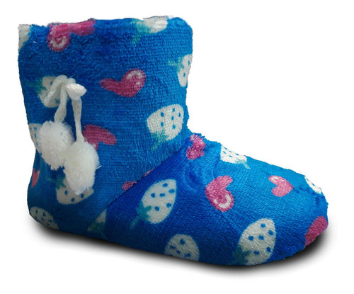 Pantufla Calcetín Niño Antideslizante Fruta Celeste Mike`s 