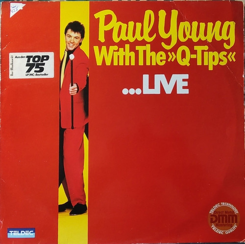 Vinilo Lp  Paul Young Whitthe Q Tips  Come Black Live (xx428