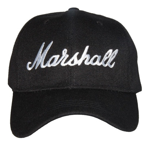 Gorra Marshall Negra - Bordada