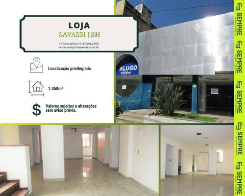 Imagem 1 de 18 de Loja Para Alugar, 1.050 M² E 02 Vagas - Savassi - Belo Horizonte/mg - Lo0062