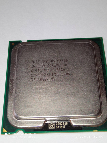 Imagem 1 de 3 de Processador Gamer Core2duo E7500 2,93 Ghz 