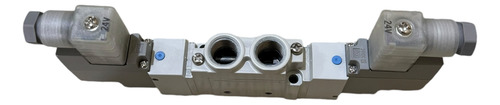 Electrovalvula Smc Mod. Sy7220-5dz-02 5/2 Vias Bob. 24vcd