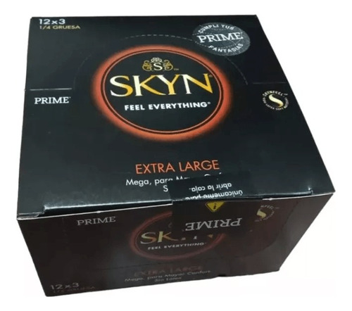 Prime Skyn Large X 12 Cajitas X 3 Unid= 36 Unid. Env.gratis.