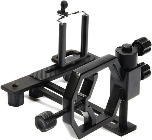 Soporte Adaptador Telescópico Para Celular De Alta Calidad Premium, Compatible Con Telescopios Y Dispositivos Móviles Everest