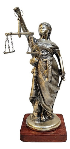 Escultura Diosa De La Justicia Níquel