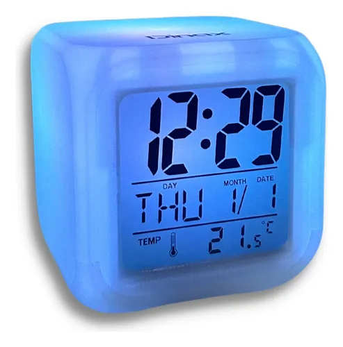 Despertador Digital Reloj Alarma Proyector Luz Despertador