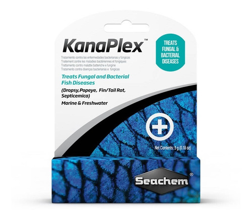 Kanaplex  Enfermedad Fúngicas Bacterianas Peces Seachem 5gr
