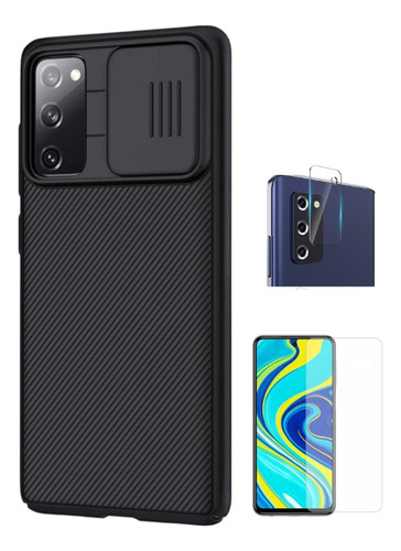 Case Nillkin Camshield Para Samsung Galaxy S20 Fe + Vidrios