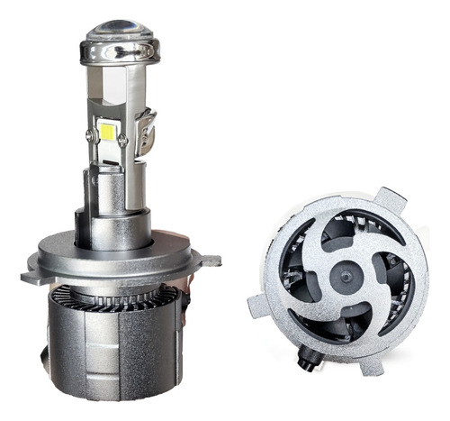 Kit Focos Led H4 Proyector Mini Lupa Premiun