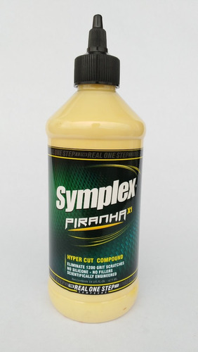 Pulitura Symplex Piranha. Es Un  3 En 1. 16oz O 1/2 Litro