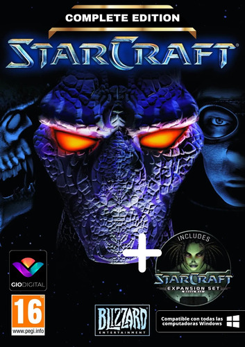 Starcraft Edición Completa + Expansión Brood War Para Pc