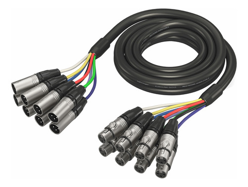 Cable Multi Núcleo De 8 Vias 5 Metros Behringer Gmx-500