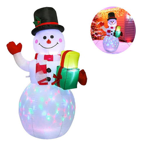 M Juguetes Inflables Navideños Muñeco De Nieve Inflable