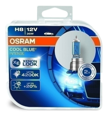 Bombillos Osram H8 Cool Blue Intense 4200k X2 Unidades