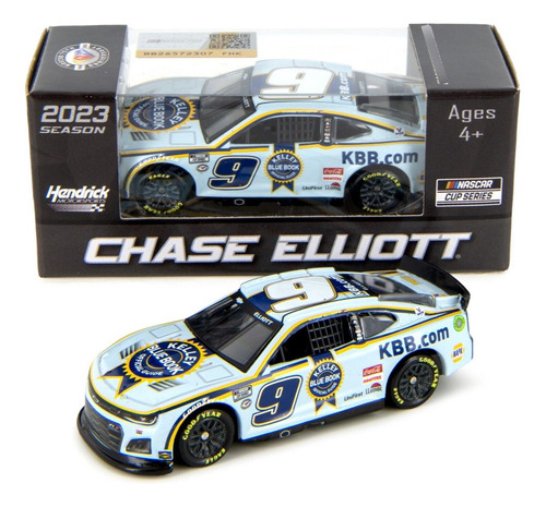 Nascar 2023 Chase Elliott Kelley Blue #9 1:64 Nuevo Original