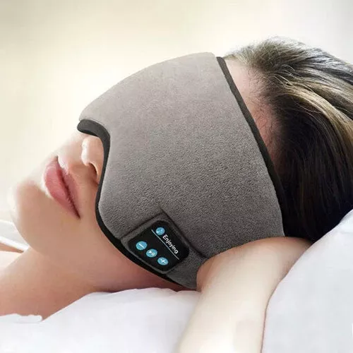 Máscara tapa olho de dormir com fone de ouvido Bluetooth Embutido USB -  Sleepphones – Pratica Vida