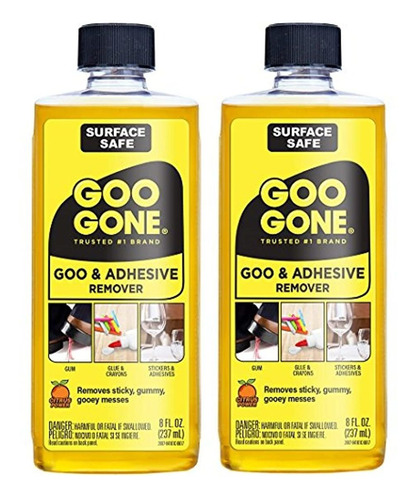 Goo Gone - 2 Unidades - 8 Onzas - Removedor Adhesivo