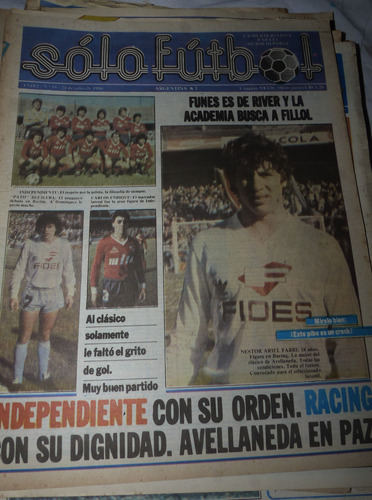 Revista Solo Futbol 21 De Julio De 1986