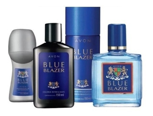 Pack X4 Blue Blazer Avon | Perfume, Colonia Y Desodorantes