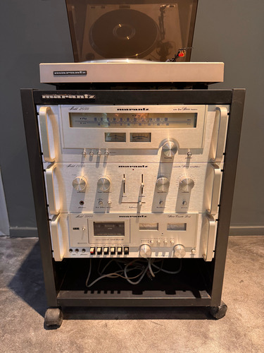 Marantz- Stereo Turner- Consolé Stereo- Stereo Cassette Deck Plateado