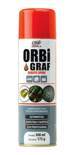 Grafite Spray 300ml Orbi - 4802