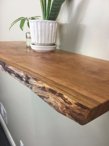 Madeira Com Borda Rustica Para Artesanato E Mesas 90x40x5