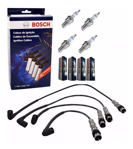 Kit Cables + Bujias Bosch Vw Gol Trend Fox Suran Voyage 1.6