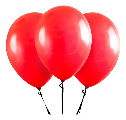 Balão Aniversário 12 Polegadas Profissional Art-latex 50und Cor Vermelho