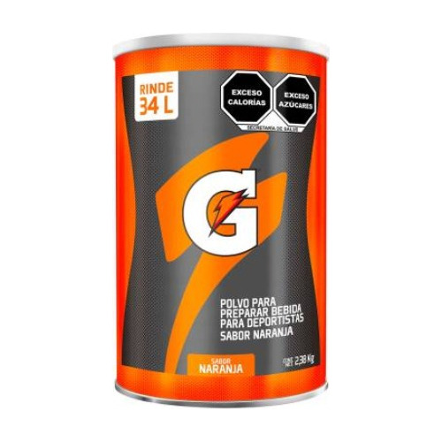 Polvo Para Preparar Bebida Gatorade Rehidratante 2.38 Kg