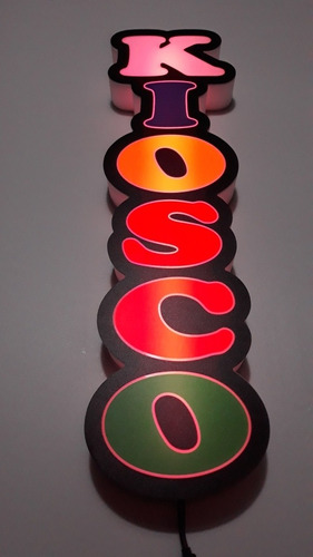 Cartel Luminoso Kiosco Rgb