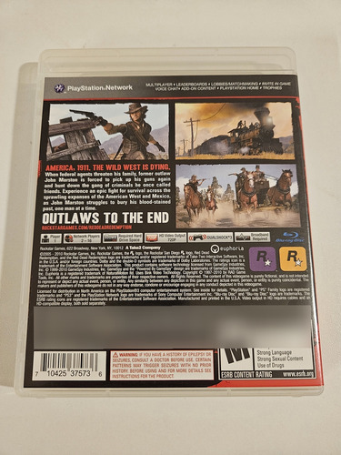 Red Dead Redemption Mídia Física Ps3 (Usado)